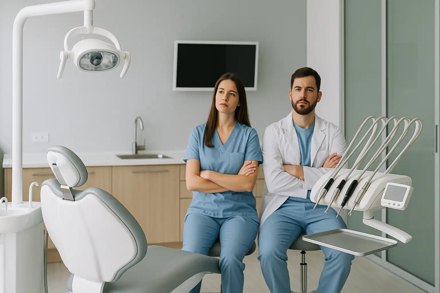 Clínica preocupada por la baja captación de pacientes