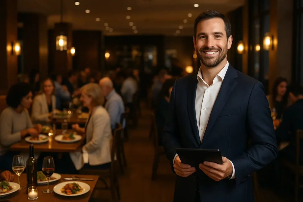 restaurante que mejoro sus visitas de comensales gracias al marketing digital y la publicidad local el restaurante es elegante