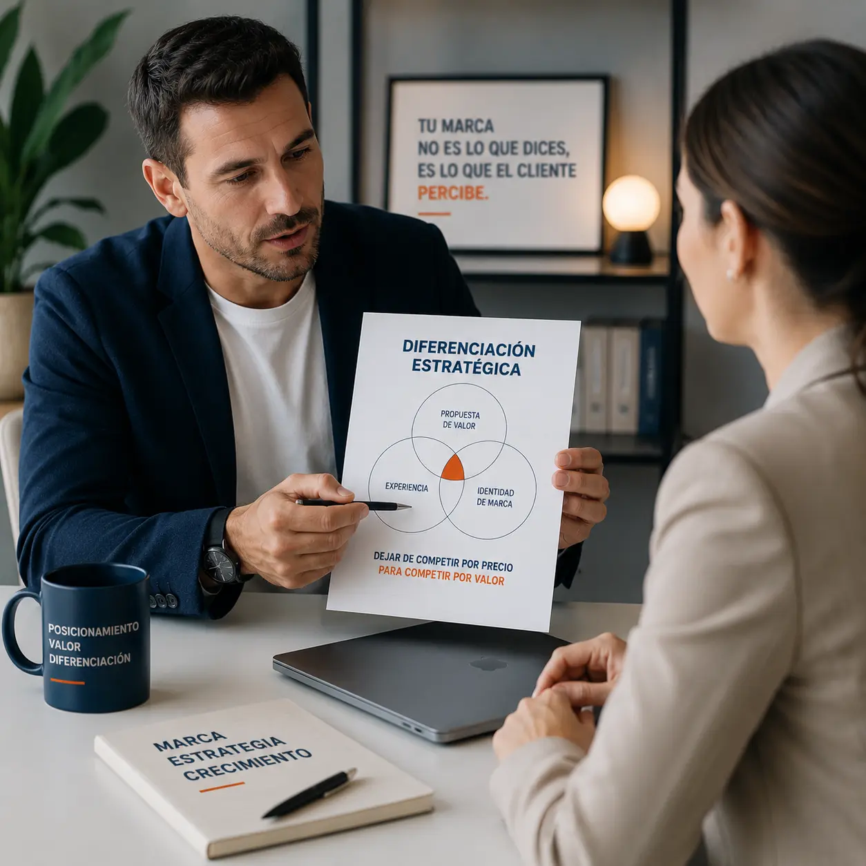 Consultoría de diferenciación estratégica y posicionamiento para empresas de servicios